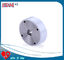White EDM Machine Parts Ceramic Pinch Roller F406 80D x 25mm supplier