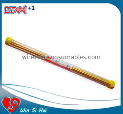 China 2.5 x 400mm EDM Brass Tube / Sing Hole EDM Electrode Tube For Drilling Machine supplier