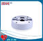 White EDM Machine Parts Ceramic Pinch Roller F406 80D x 25mm supplier
